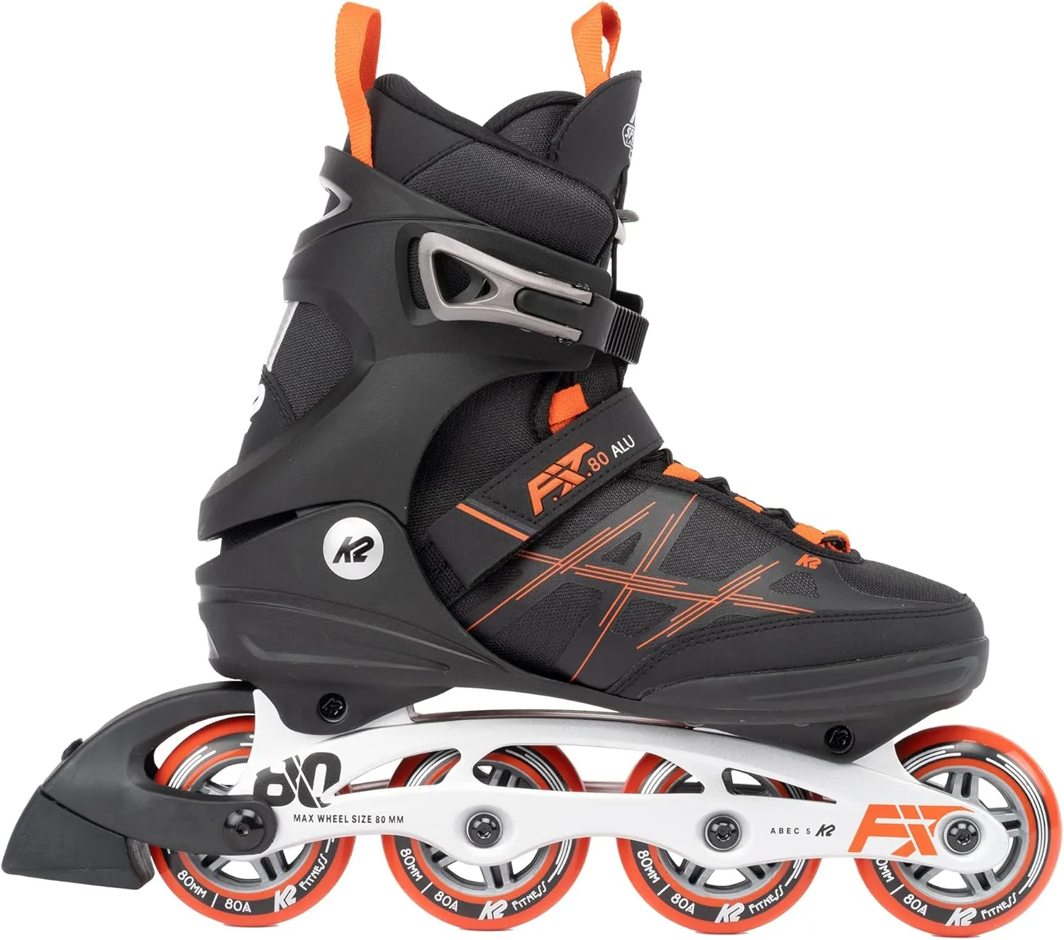 Bequeme K2 F.I.T. 80 Alu Inlineskates – Bild 2 von 4