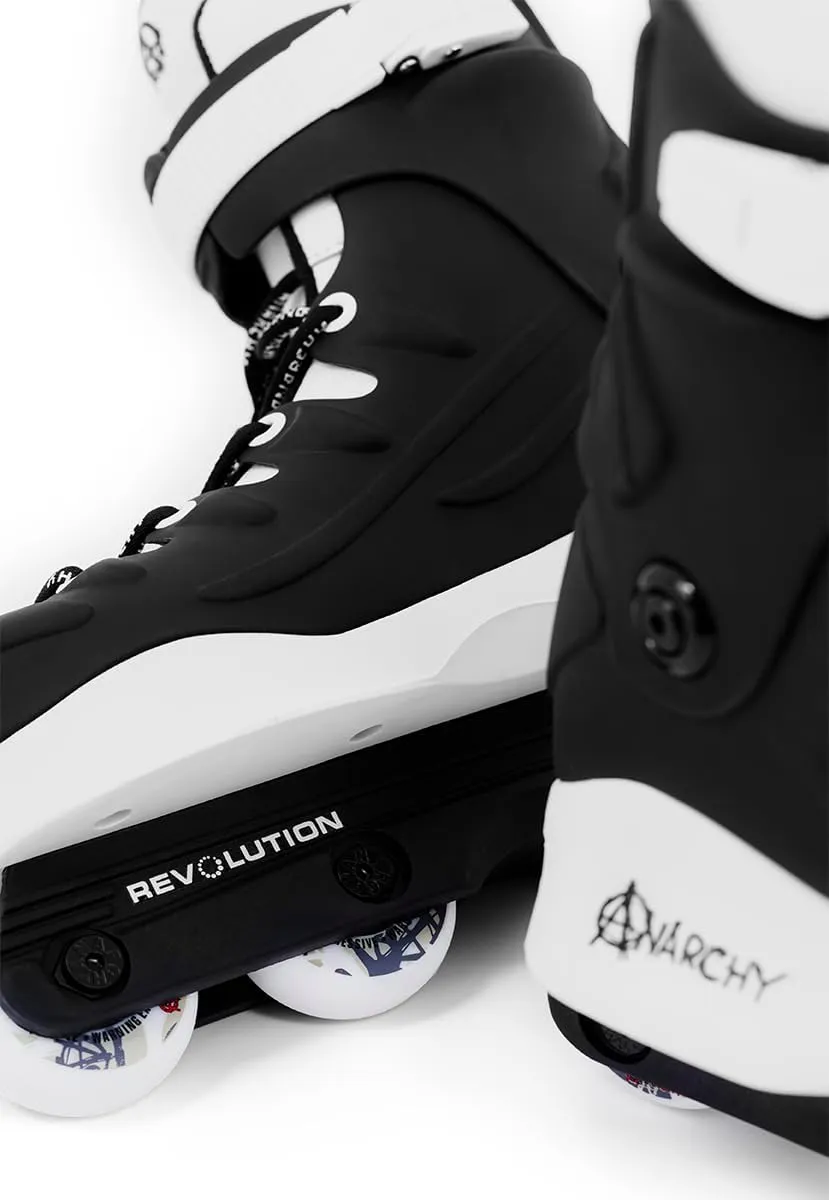 Revolution II Rollschuhe, Unisex, für Erwachsene UK 9 / EU 43 Schwarz – Bild 4 von 7