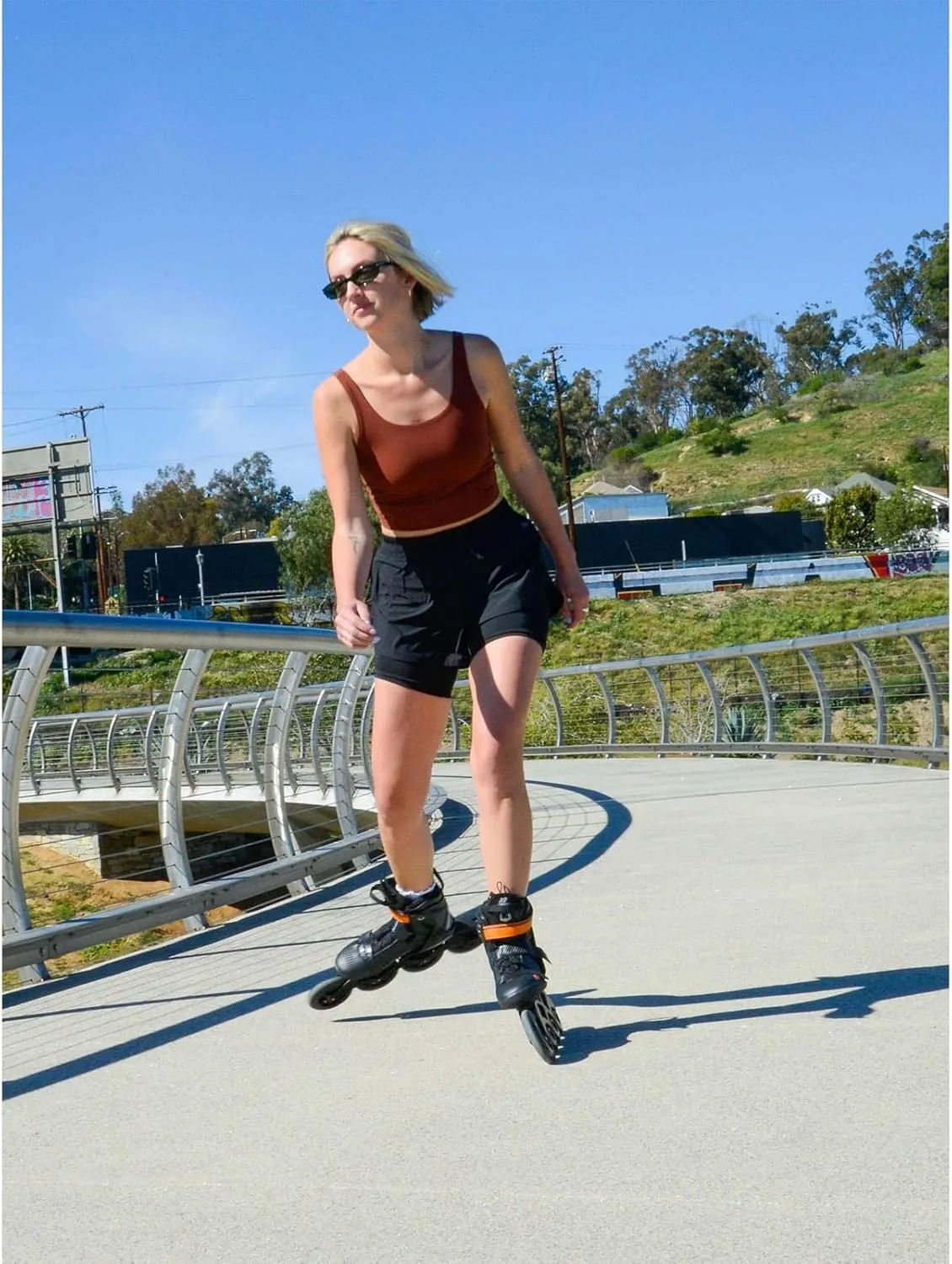 K2 mod 110 inline skates schwarz orange – Bild 5 von 7