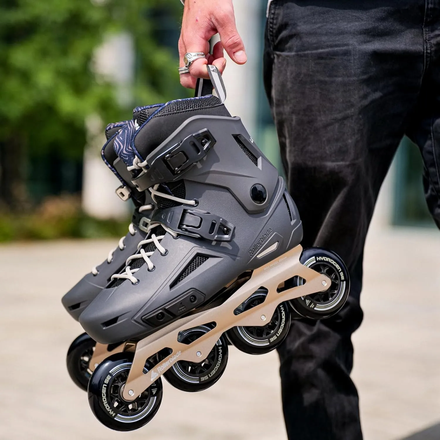 Performance Inlineskates Rollerblade Lightning grau – Bild 6 von 7