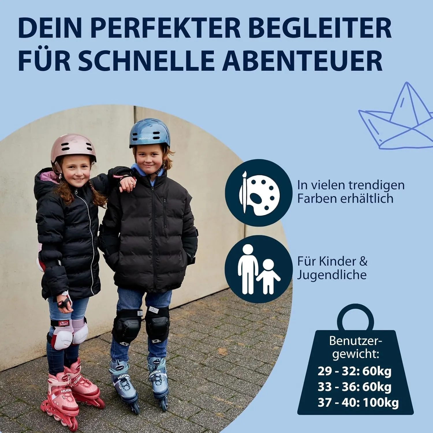HUDORA Mia Leon Kids Adjustable Inline Skate – Bild 7 von 8